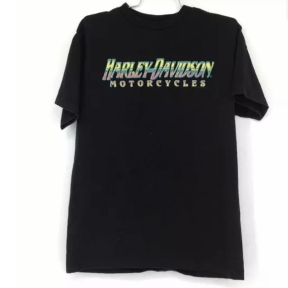 Harley-Davidson Motorcycles Biker Black T-Shirt - Picture 5 of 7